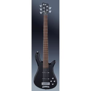 Warwick RockBass Streamer LX 5-String, Black Solid High Polish, Active, Fretted, Free Shipping image 4