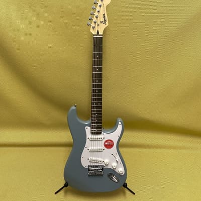 Fender Squier Bullet Stratocaster Electric Guitar Sonic Grey w ...