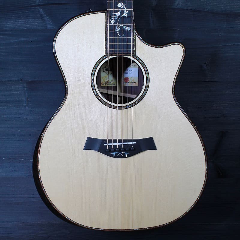 Taylor 914ce LTD Premium Engelmann Top w/ Cindy Inlay | Reverb
