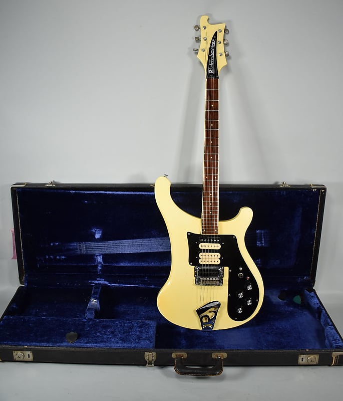 1974 Rickenbacker 480/483 White Finish Electric Guitar w/OHSC image 1