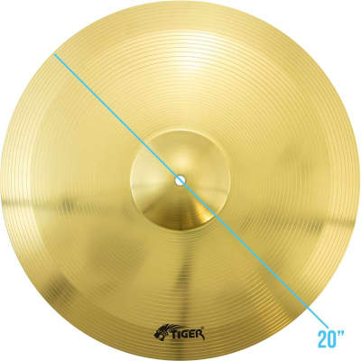 Tiger CYM21 Ride Cymbal, 21in image 4