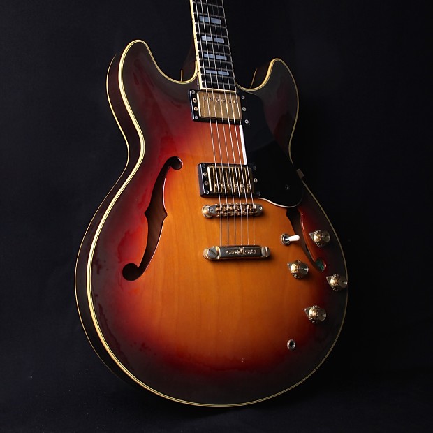 1980s Yamaha SA 2100 Semi Hollowbody Electric Guitar w/ OHSC