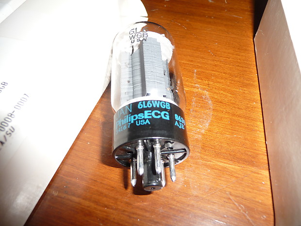 JAN/Philips 6L6WGB nos matched pair.. matched quad available