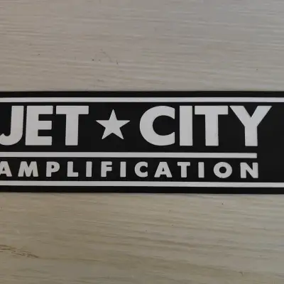 Jet City Amplification  Metallic Logo for sale