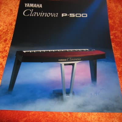 Yamaha Clavinova P-500 Console Keyboard Mid 1990's - Black