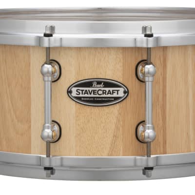 Pearl StaveCraft 14"x6.5" Thai Oak Stave Snare Drum Hand-Rubbed Natural Finish | Authorized Dealer image 1