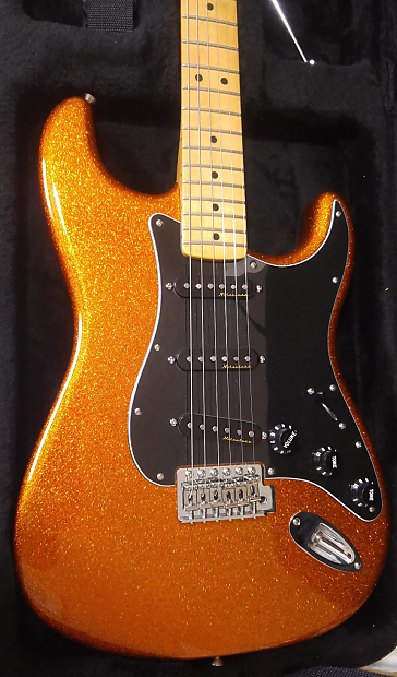 Fender FSR Standard Stratocaster Sunfire Orange Flake 2010 image 1