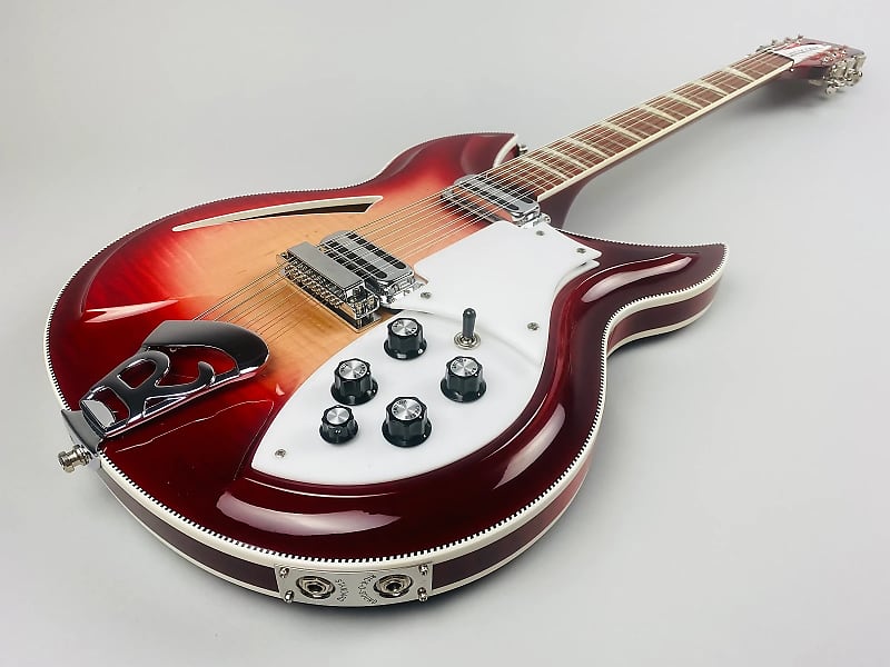 Rickenbacker 381 V-69/12-Flamey 2002 Fireglo