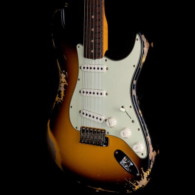 Fender Custom Shop Flash Coat 60s Stratocaster 3 Tone Sunburst