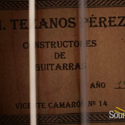 M Tezanos-Perez '96 Maestro Nylon String Guitar - Used image 8