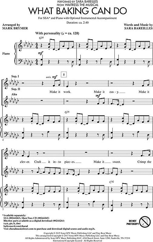 What Baking Can Do from Waitress Reverb