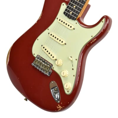 2018 Fender Custom Shop 1961 Stratocaster Relic in Cimarron Red image 8