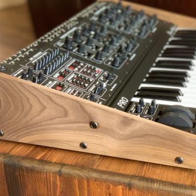 Oberheim TVS-Pro 49-Key 2-Voice Synthesizer 2016 - 2018 - Black with Wood Sides image 11