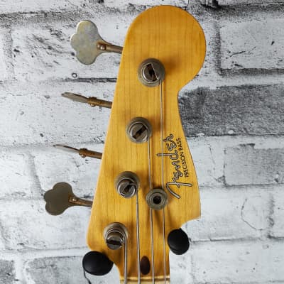 Fender Custom Shop 1958 Precision Bass Relic, 1-Piece Quartersawn Maple Neck Fingerboard, Super Faded Aged Chocolate 3-Color Sunburst image 5