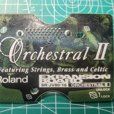 Roland SR-JV80-16 Orchestral II Expansion Board 1990s - Green