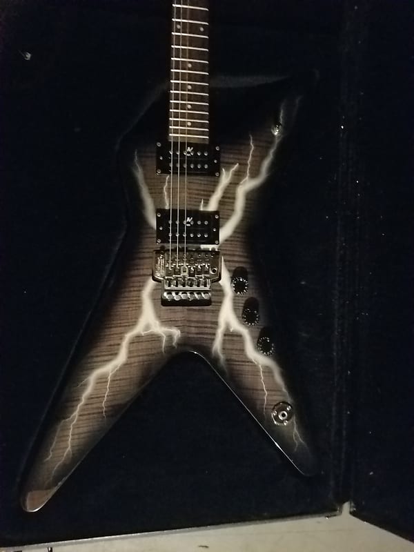 Washburn Washburn dimebag 333 bolt 2005 - RARE, Purple flamed bolt image 1