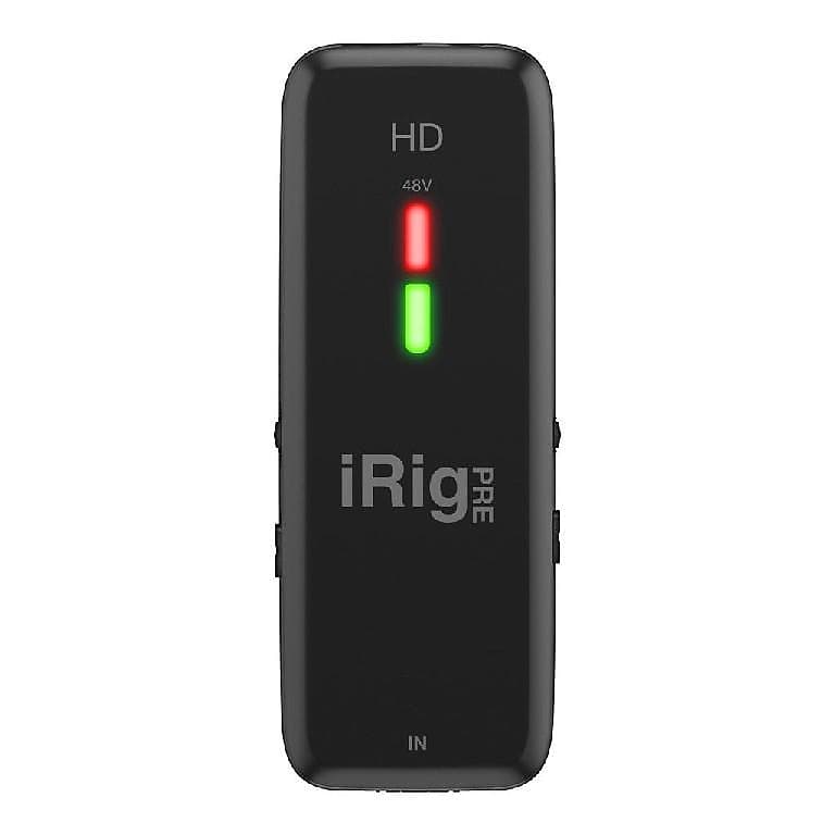 IK Multimedia iRig Pre HD High-definition microphone preamp for iPhone-iPad and Mac-PC image 1