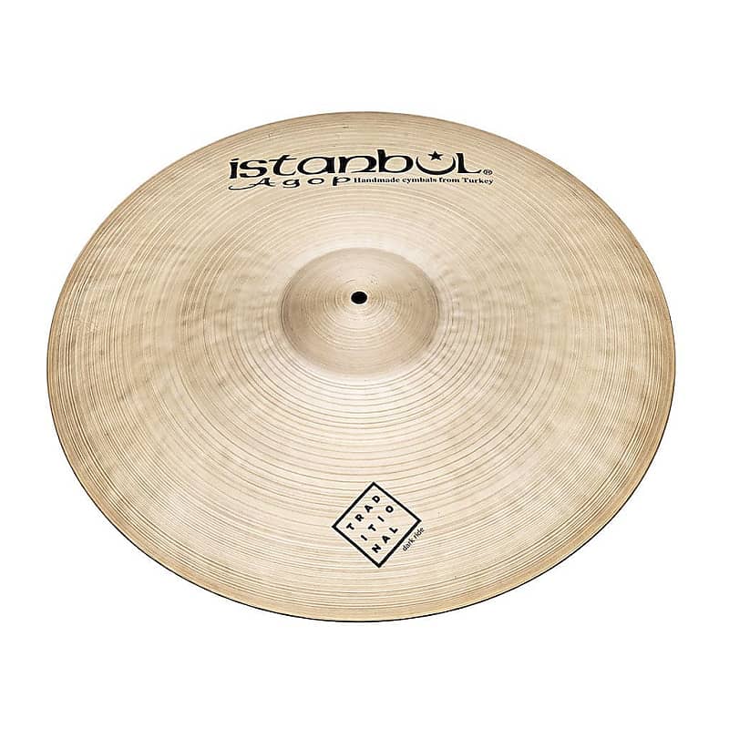 Istanbul Agop Traditional Dark Ride Cymbal 22" image 1