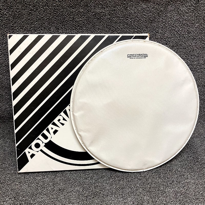 NOS Aquarian 14" Precision Kevlar Marching Snare Bottom Drum Reverb