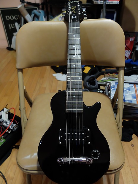 Epiphone Les Paul Pee Wee 2007ish Black | Reverb