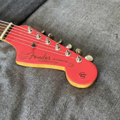 Fender Jazzmaster 1963 - Fiesta Red Refin with Matching Headstock image 7