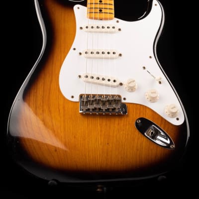 Fender Custom Shop Bonetone 1955 Stratocaster Journeyman Relic 2-Tone Sunburst image 3