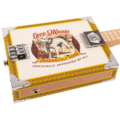 Lace Cigar Box Electric Guitar ~ 3 String ~ Pero Pup image 5