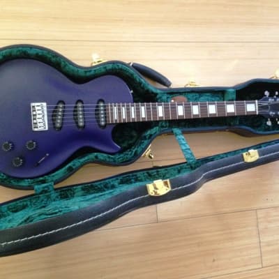 1993 Edwards by ESP Gothic Purple LP Shaped Superstrat Guitar w Premium USA Hardshell Case MIJ Japan image 17