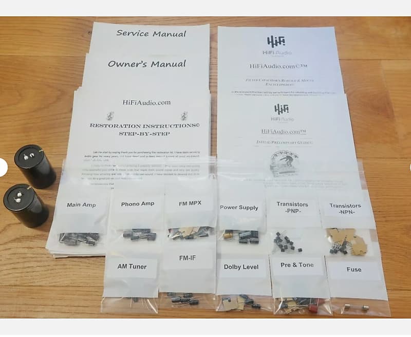 Marantz 2235 restoration kit filter capacitor repair rebuild fix  			