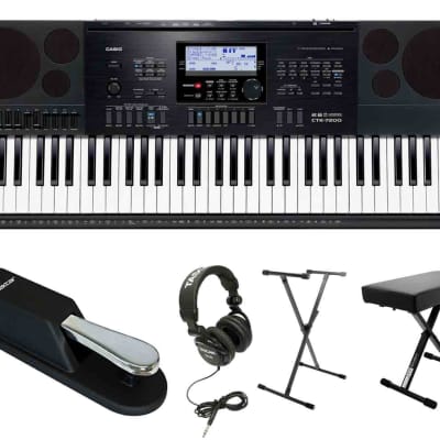 Casio CTK7200 + Headphones + Stand + Bench + Sustain Pedal image 25