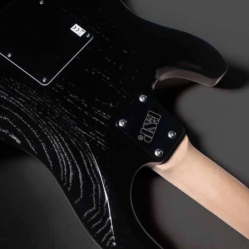 ESP Edwards E-SNAPPER-AS/M - Solid Black | Reverb