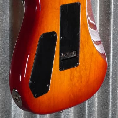 G&L USA Legacy RMC HSS Cherry Sunburst Rosewood Satin Neck Guitar & Case #6038 image 9