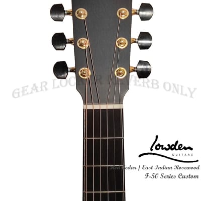 Lowden F-50 custom Master Grade Red cedar & East Indian rosewood guitar image 8
