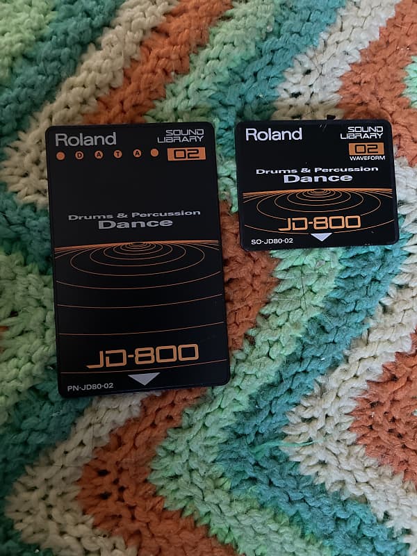 Roland JD-800 JD-990 Dance Cards Rom tested image 1