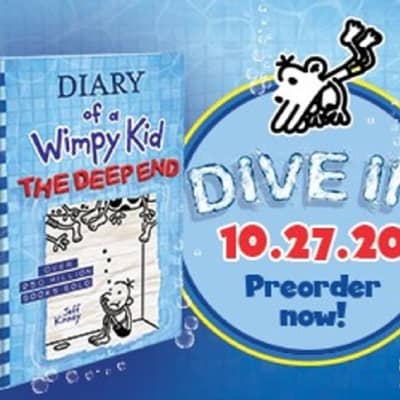 Pre-Order AUTOGRAPHED Diary Of a Wimpy Kid #15: The Deep End New Hardcover Book Jeff Kinney image 7