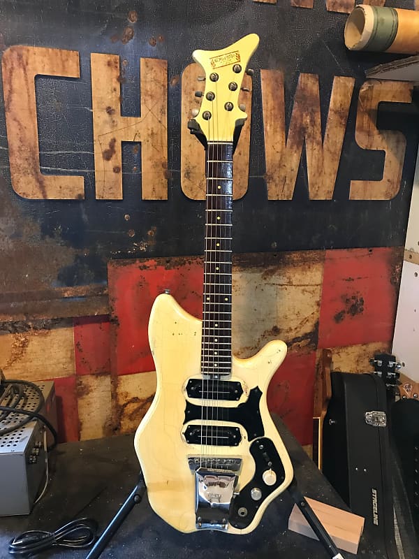 Vintage Kremo Kustom Electric Guitar. Doc Kauffman Reverb