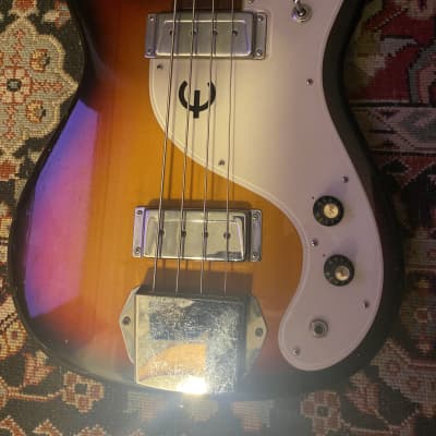 Vintage 1970s Epiphone Japan ET-285 Newport Bass Sunburst! | Reverb