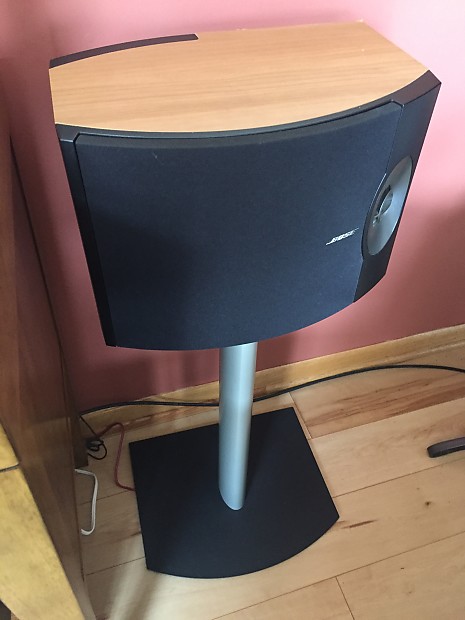 Bose Pair 301 Speakers with Bose Stands Cherry