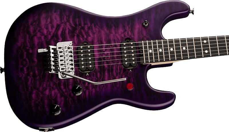 Evh Eddie Van Halen 5150 Series Deluxe Electric Guitar Purple Reverb