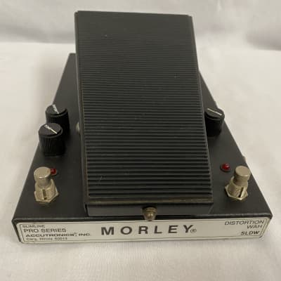 Morley SLDW Slimline Distortion Wah Volume 80's Black | Reverb