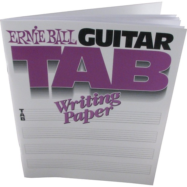 Ernie Ball P07021 Guitar Tab Writing Paper Book image 1