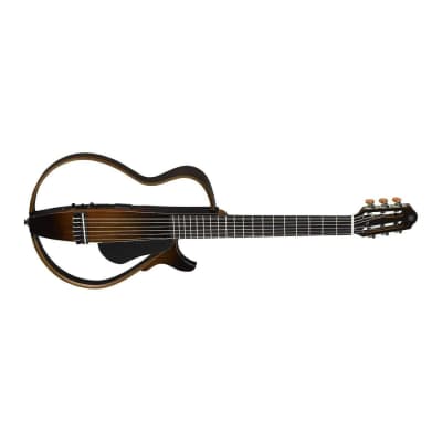Yamaha SLG200N 6-Nylon String Guitar (Right-Handed, Tobacco Brown Sunburst) image 4