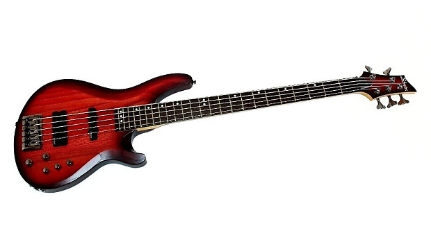 schecter c-5 custom ジャンク扱い 自作ピックガード 5弦 ベース