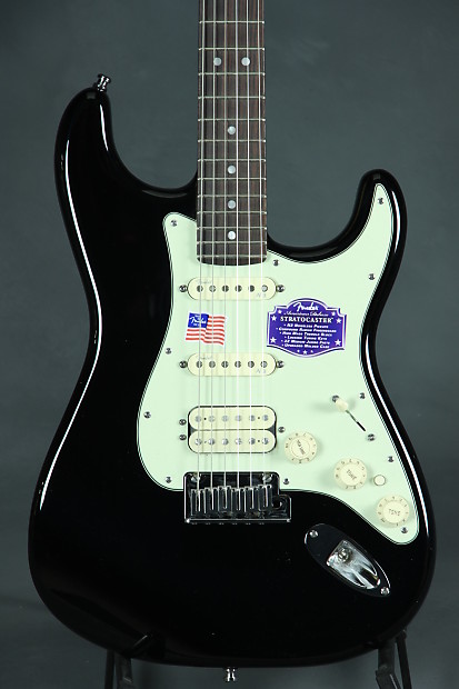 Fender Fender American Deluxe Stratocaster HSS - Black image 1