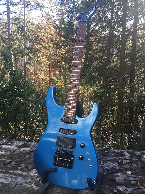 Jackson Soloist Student 1986 Blue | Reverb
