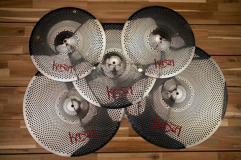 KASZA QUIET ON THE SET SERIES LOW VOLUME CYMBAL SET, 14 HATS, Reverb