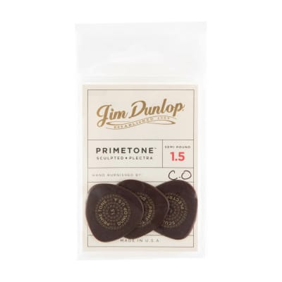 Dunlop 515P150 Primetone Semi-Round Smooth Pick 1.5mm (3-Pack) image 4
