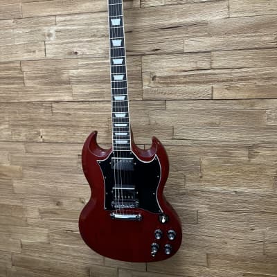 Gibson SG Standard Electric Guitar 2022- Heritage Cherry w/leather soft case Excellent shape! image 4