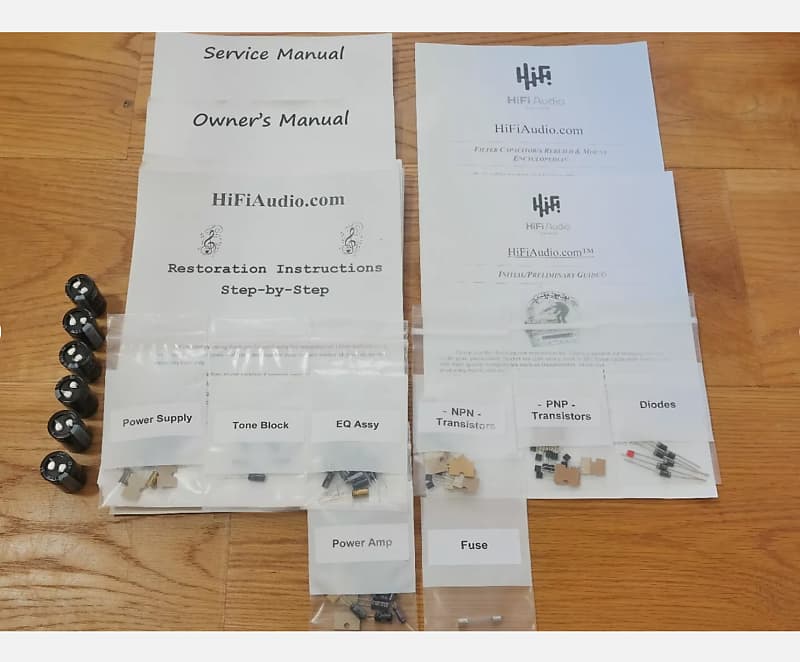 Nikko NA-850 restoration kit filter capacitor repair rebuild fix  			