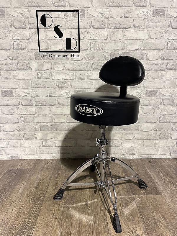 Mapex Drum Stool Throne T870 with Backrest / Drum Hardware Reverb UK